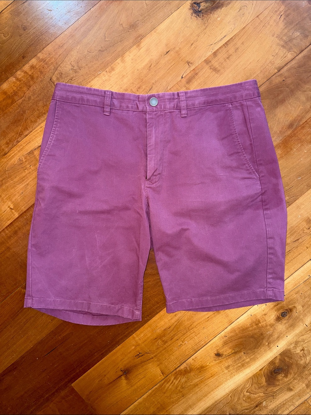Bonobos Stretch Washed Chino Shorts - 34x9 in Plums - Standard Fit